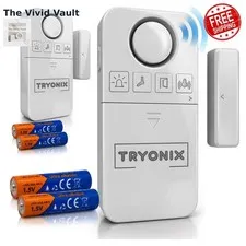 TRYONIX Door Alarms 2 Pack