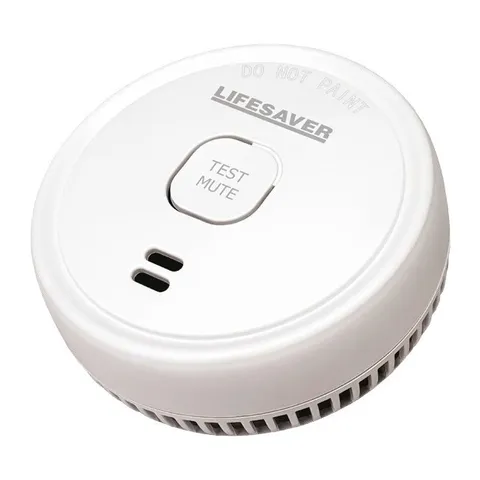 PSA 9V Photoelectric Smoke Alarm With Hush / Mute
