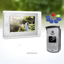 7inch Video Door Phone Intercom System with LCD Color Screen for Home Security