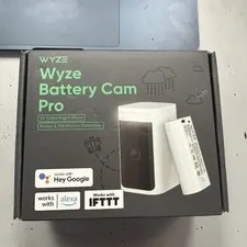 NEW Wyze WYZECOP Battery Cam Pro Security Camera - White