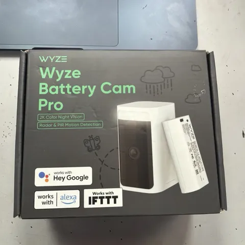 NEW Wyze WYZECOP Battery Cam Pro Security Camera - White