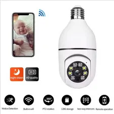 HD 1080P WIFI Bulb Camera E27 Screw Type Motion Detection Night Vision Two-Way V