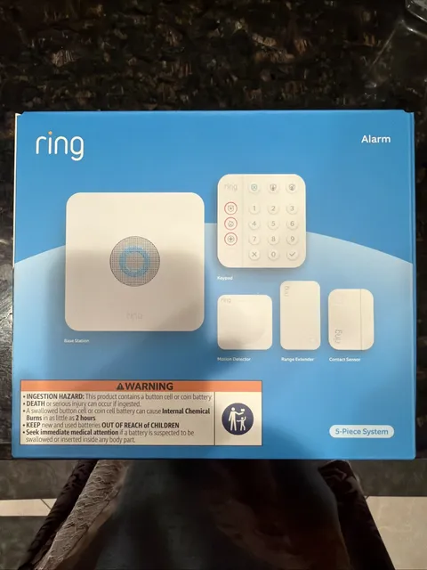 Ring Alarm 5-Piece Kit, Wireless Smart Home Security System, Alexa (2nd Gen)