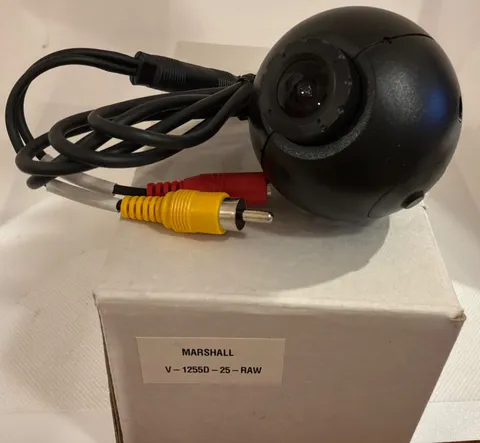 Marshall V-1255D-25 RAW Mini Ball Security Camera NTSC Hi-Res Wide Angle New
