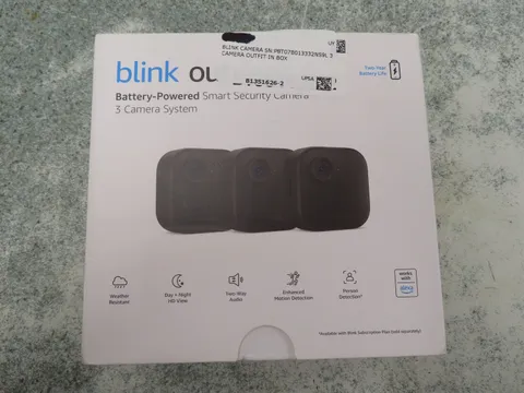 Blink Outdoor 4th Gen Battery-Powered Smart Security Camera System 3-Pack