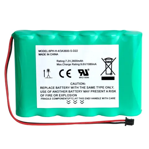 3600mAh 7.2v Ni-MH Replacement Battery for DSC 6PH-H-4/3A3600-S-D22 ADT DSC I...