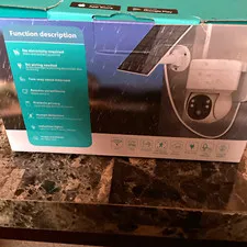 Solar Powered PTZ Outdoor Wi‑Fi Camera IP66 HD Human/Motion Detect 2‑Way Audio