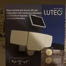 LUTEC - Motion Activated Solar Security LED light -3000 Lumens