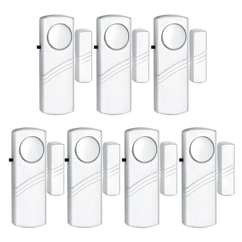 Security Window Door Alarm, Portable 90dB Wireless Sensor for Home & Travel S...
