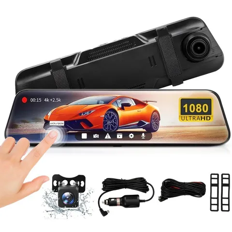 10in 1080P Dual Lens Car DVR Dash Cam Video Recorder G-Sensor Front And Rear 24h