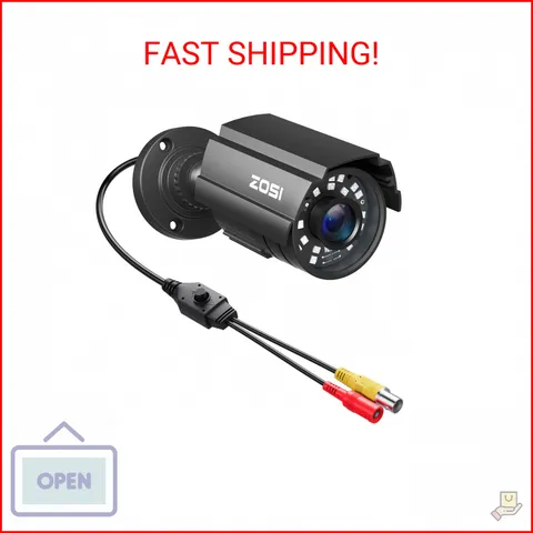 ZOSI 1080P CCTV Camera Outdoor Indoor Hybrid 4 in 1 HD TVI/CVI/AHD/CVBS Home Sec