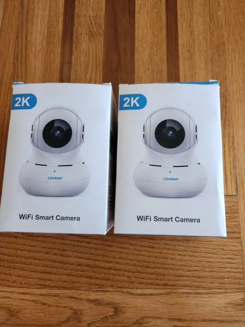 Litokam Security Camera Indoor 2K, 360 Pan Tilt Cameras for Home Security NEW