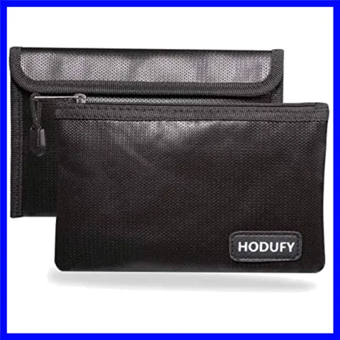 5x8 Inches Fireproof & Waterproof Money Bag Set - Secure Your Valuables