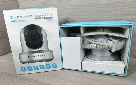 2 - Amcrest  IPM-721S 720P WiFi Wireless IP IR Security Camera System HD READ