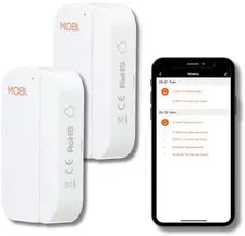 Smart Door and Window Sensor Alarm [2 Pack] - Sensor Control Devices, Open Entry