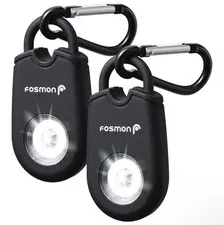 Fosmon Personal Alarm for Women (2-Pack), Self Defense Protection Keychain 