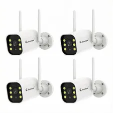 JENNOV 5MP WiFi Wireless Outdoor Security Camera AI Human Detect Night Vision