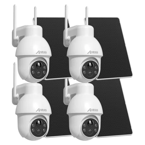 5MP Solar Camera Outdoor Wireless WiFi Security Camera System Solar Battery IP65