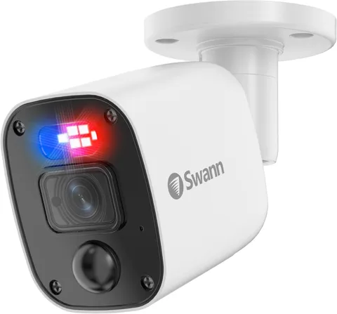 Swann 1080p Bullet Camera (Add-on)-High-Resolution Wired Security Camera with Ni