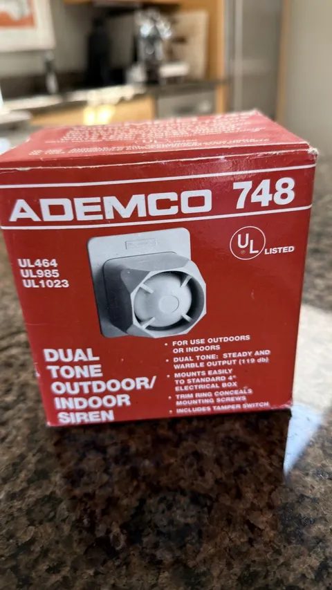 Honeywell Ademco 748 119db Dual-Tone Siren