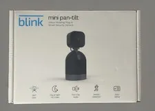Blink Mini Pan-Tilt Rotating HD Indoor Wired Smart Security Camera 2-Way Audio