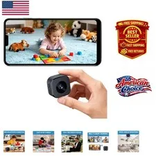 Advanced Mini Security Camera: 1080P HD, Motion Detection, Wireless Convenience