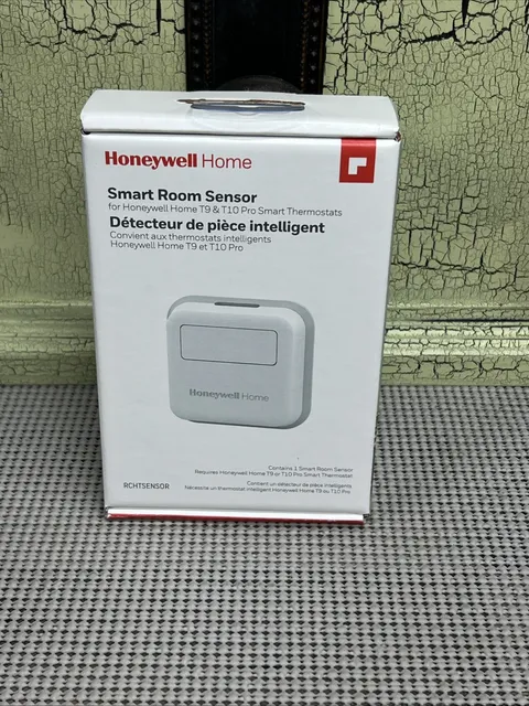 Honeywell Home Smart Room Sensor for T9 & T10 Pro, Wireless Battery White