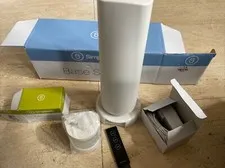 Open Box SimpliSafe Model #BS2000 Base Station, Motion Sensor, Used Remote