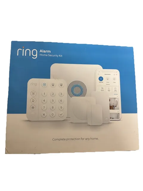 Ring 2nd Gen 4K11SZ-0EN0 Wireless Alarm Home Security Kit - 5 Piece