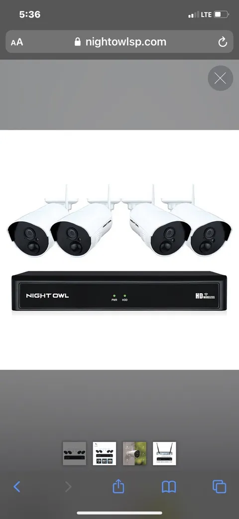 Security Cameras- Night Owl Brand