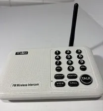 Wuloo Wireless Home Intercom WL-666 UNIT ONLY, White