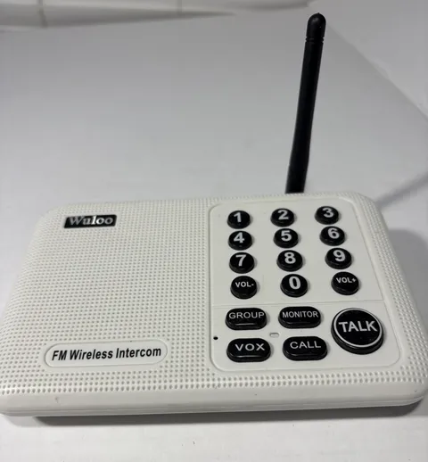 Wuloo Wireless Home Intercom WL-666 UNIT ONLY, White