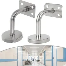Handrail Bracket Stainless Steel Brackets Wall Support Fits Oak Handrails