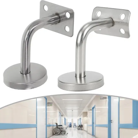 Handrail Bracket Stainless Steel Brackets Wall Support Fits Oak Handrails