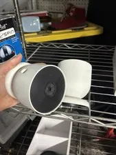 Google Nest Security Indoor Outdoor Cameras G3AL9 (Snow) 2-Pack with box