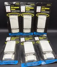 6 - X-10 Powerhouse Security Wireless Door/Window Sensors DS10A, White Brand New