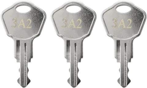 Sentry Safe Replacement Keys 3A2 (3 Pcs) Silver
