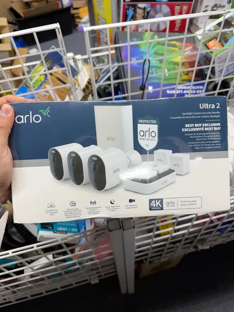 Arlo Ultra 2 Spotlight 4k Camera Security Bundle Wireless