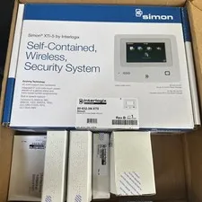 Interlogix Simon XTi-5, Pet Immune Sensor, Micro KeyFob, Door/Window Sensor, New