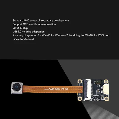 5MP USB Camera Module 2K Wide Angle For Industrial Use Recommended