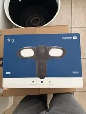 20 Ring Floodlight Cam Pro Wired 2nd Gen (Newest Model) Retinal 4K - Black