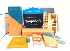 SimpliSafe 5 Pcs Wireless Home Security System No Contract 24/7 Monitoring