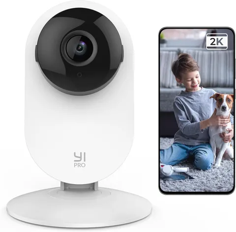 YI 2K 3MP Home Security Camera Indoor Camera Compatible with Alexa NEW SEALED