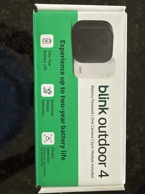 Blink Outdoor 4 Wireless Camera Security System with Sync Module New in Box