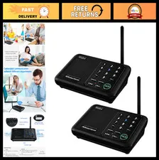 Wireless Intercom System for Home - 1 Mile Range, 10 Channels, Room to Room Comm
