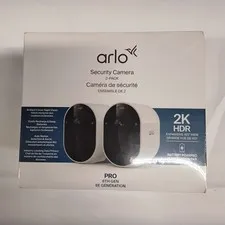Arlo Security Camera  2-pack 2K HDR Pro 6th Gen New
