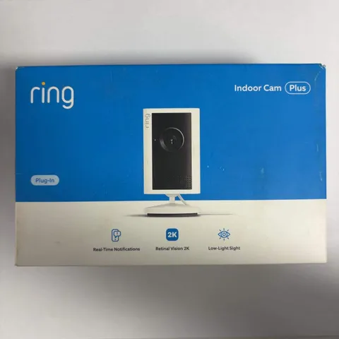 New Ring Indoor Cam Plus Indoor Camera White 5CFYAB