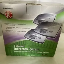 Radio Shack 3 Channel FM Intercom System 
