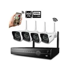 Design by KOREA 4ch 1080P(2M) FHD Wireless Security CCTV System (WiFi NVR Kits)