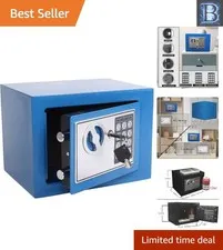 Durable 0.23 Cu Ft Wall-Mountable Security Safe Box - Easy Install & Access